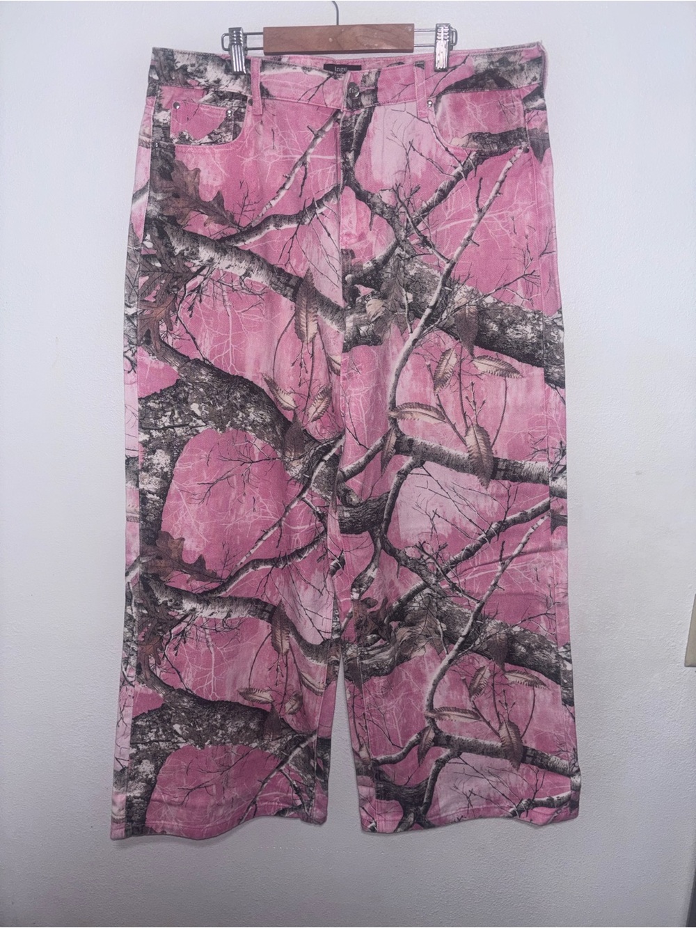 Angel cutlass Pink Camo Wide Leg Pants Limited edition